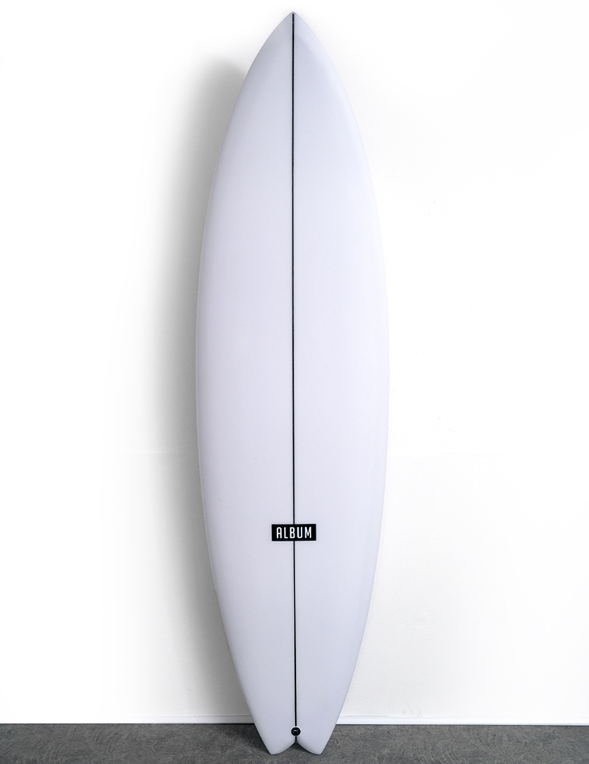 Album Insanity surfboard 5ft 8 Futures - White