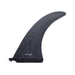 Captain Fin Tyler Warren Raked Longboard Fin 9.25 - Black