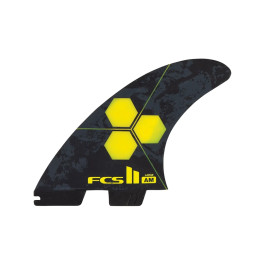 サーフィン・ボディボード FCS AM Merrick Large AirCore Fin FCS II AM PC Aircore Tri Fins Large - Yellow