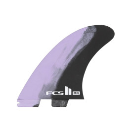 FCS II MR PC Twin + Stabilizer Fins X Large - Lavender/Black