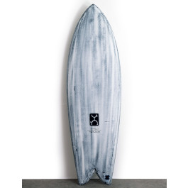 Firewire Volcanic Too Fish Surfboard 5ft 8 Futures - Grey