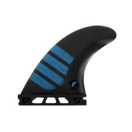 Futures F6 Alpha Tri-Quad Fins Medium - Carbon/Blue