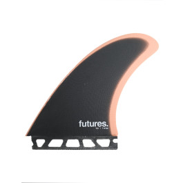 Futures T2 Fibreglass Twin Fin Set Fins XLarge - Indigo/Rose