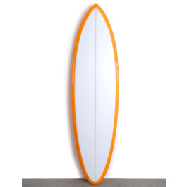 Love Machine FM surfboard 6ft 6 Futures FCS - Orange Tint