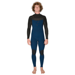 Vissla x Axxe New Seas V Zip 4/3mm Wetsuit - Midnight