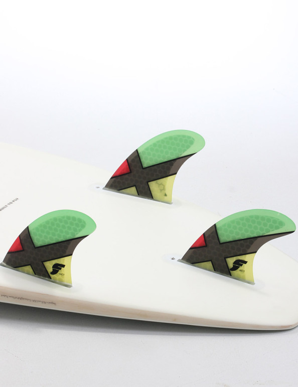 Future Fins WCT (Medium) Tri fin set - Rasta