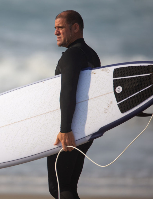 Aipa Big Boy Sting Fusion Surfboard 6ft 8 Futures - Grey/White