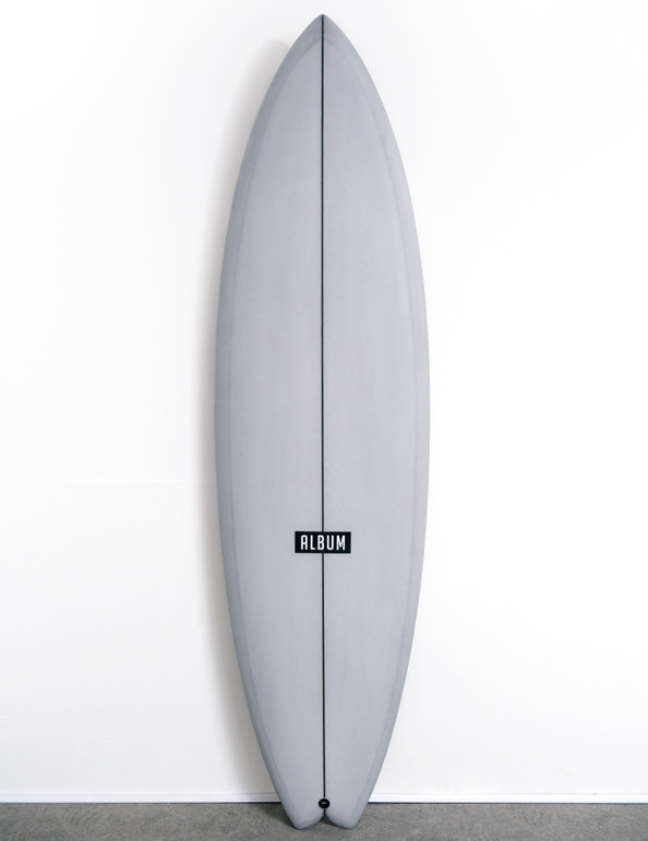 Album Insanity surfboard 6ft 0 Futures - Grey Resin Tint