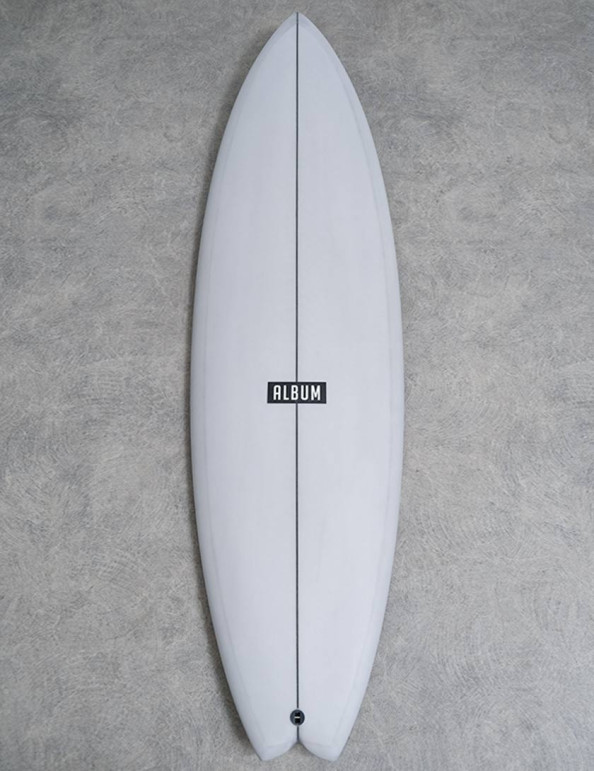 Album Insanity surfboard 6ft 0 Futures - Grey Resin Tint