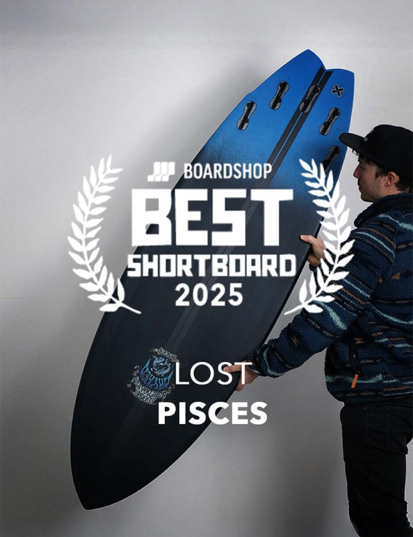 Lost Pisces Surfboard 5ft 9 Futures - White