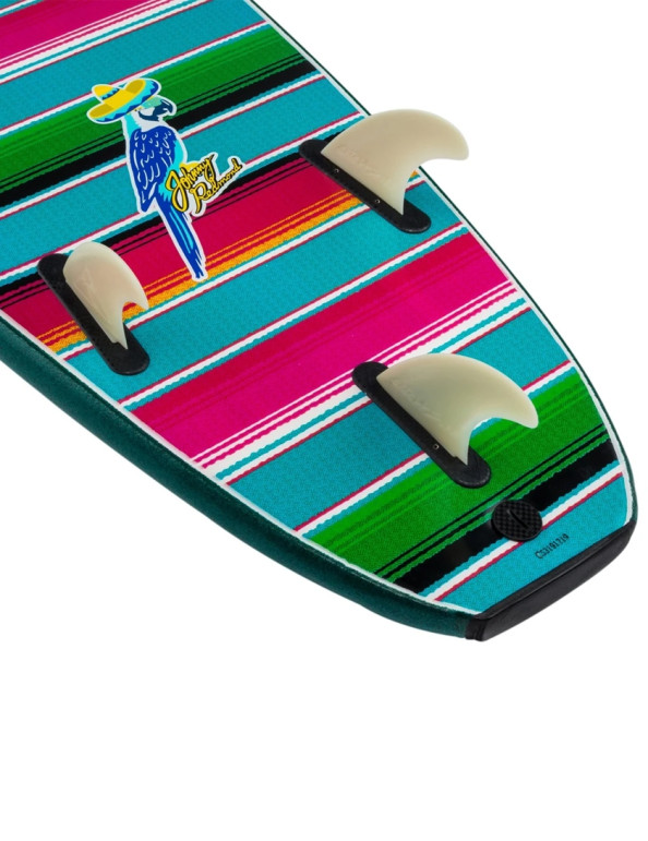 Catch Surf Odysea Log Johnny Redmond soft surfboard 6ft 0 - Verde