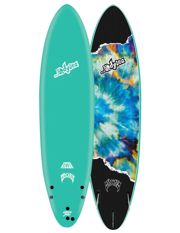 Catch Surf Odysea X Lost Crowd Killer soft surfboard 7ft 2 - Emerald