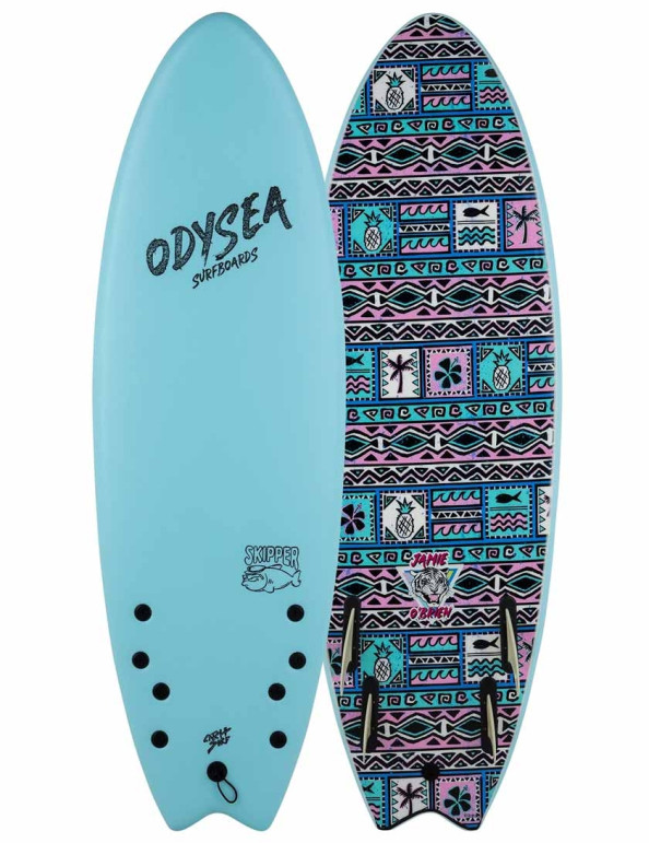 Catch Surf Odysea Skipper Pro JOB Quad soft surfboard 5ft 6 - Sky Blue