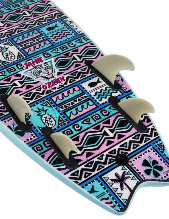 Catch Surf Odysea Skipper Pro JOB Quad soft surfboard 5ft 6 - Sky Blue