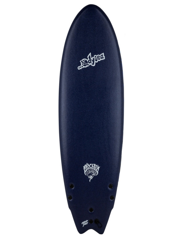Catch Surf Odysea X Lost Round Nose Fish soft surfboard 6ft 5 - Midnight  Blue
