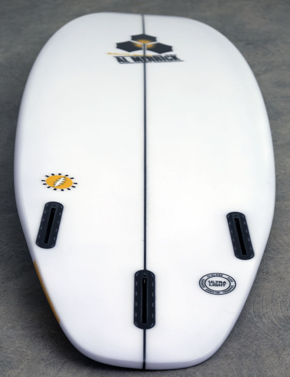 Channel Islands Happy Everyday Surfboard 5ft 10 Futures - White