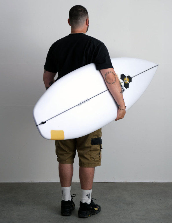 Channel Islands Happy Everyday Surfboard 5ft 10 Futures - White