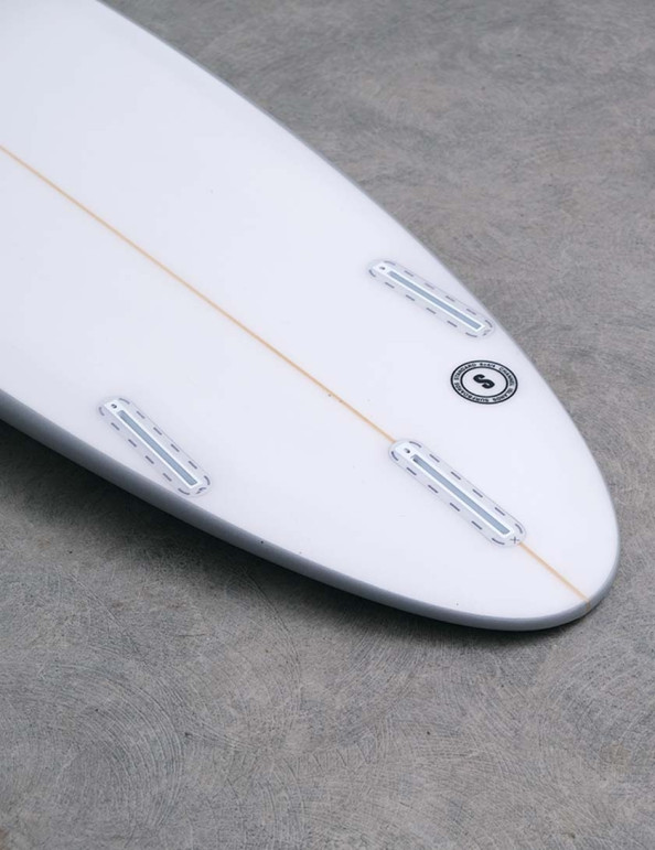 Channel Islands M23 Surfboard 7ft 6 Futures - Grey Deck Spray