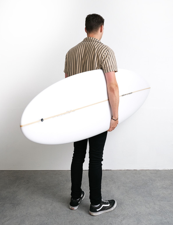 【美品】CI MID 6’6” Channel s Channel Islands Mid surfboard 6ft 6 Futures - White