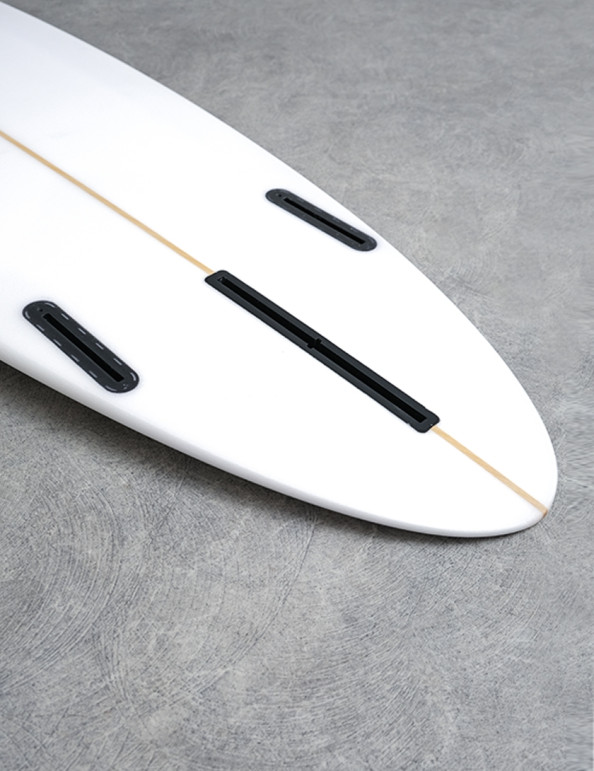 Channel Islands Mid surfboard 6ft 6 Futures - White