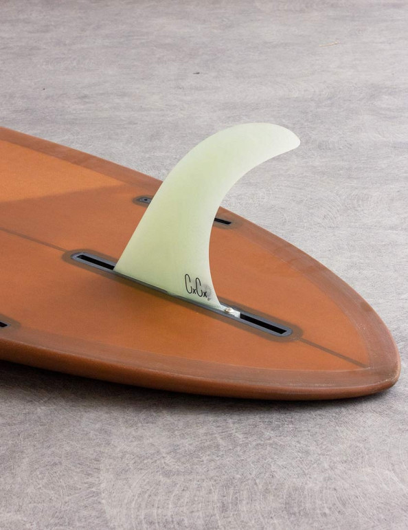 Christenson x Captain Fin Tracker 8.0 Longboard Fin - Clear