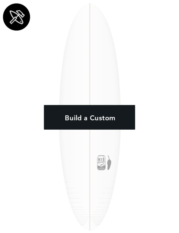 Chilli Mid Strength Surfboard - Custom