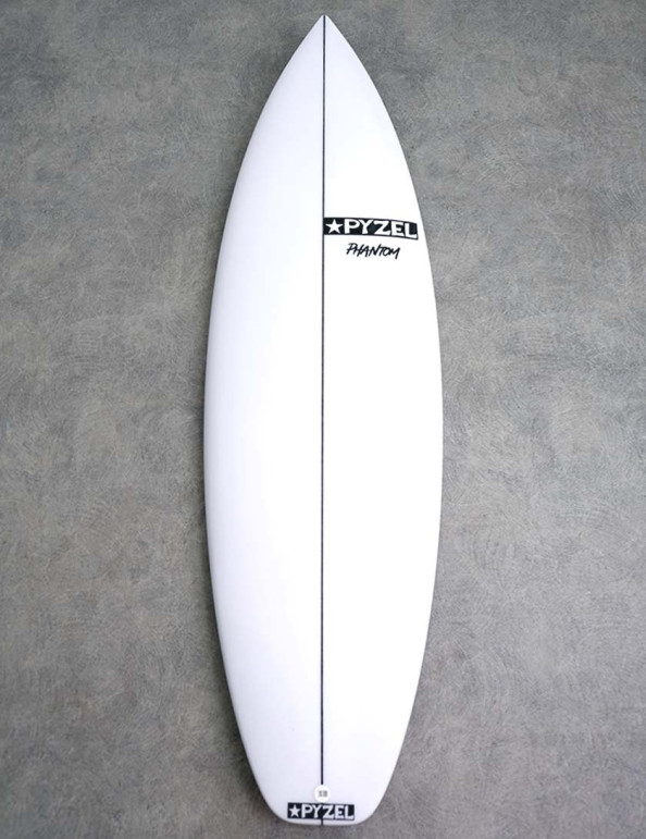 Pyzel Phantom surfboard 5ft 10 FCS II - White