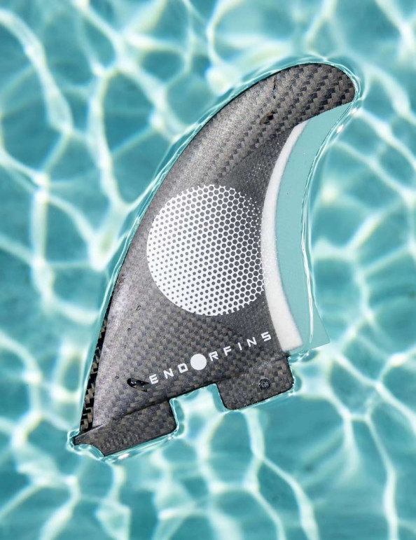 Endorfins Slater KS1 FCS II Tri/Quad Fins Medium - Black/White