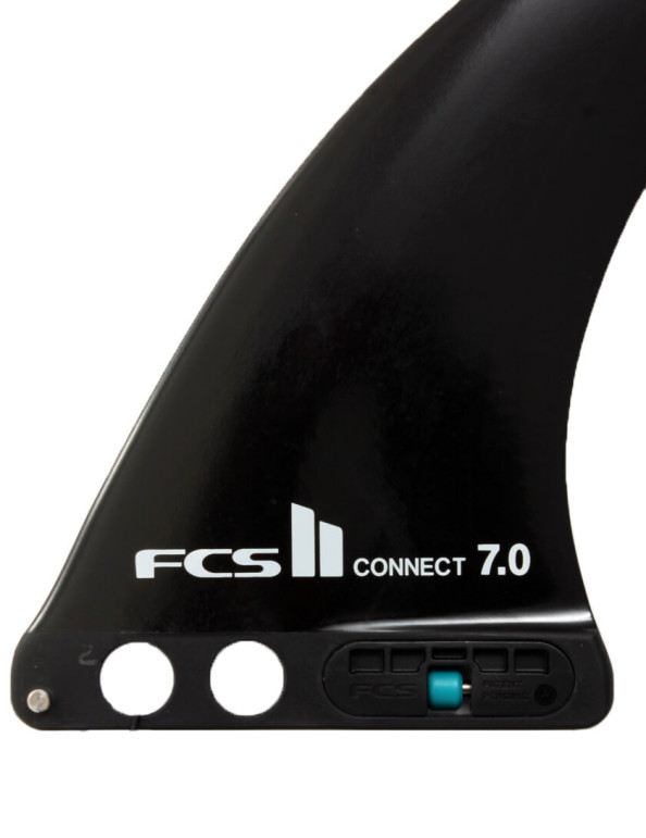 FCS II Connect GF 7.0 Longboard Fin - Black