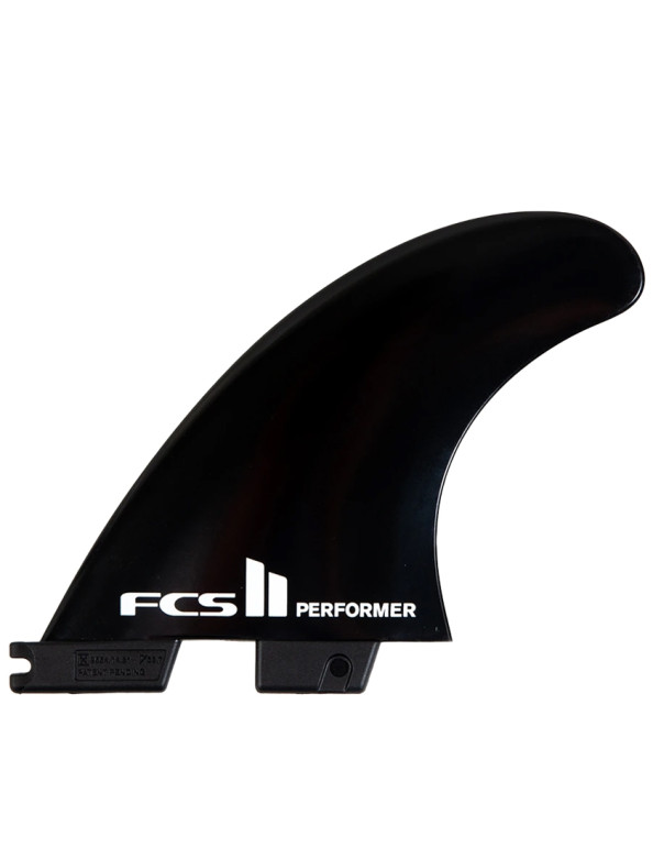 FCS II Performer Black Tri Fins Medium - Black