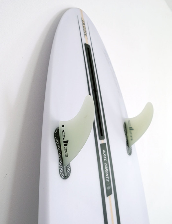 FCS II Carver PG Quad Rear Fins Small - Clear