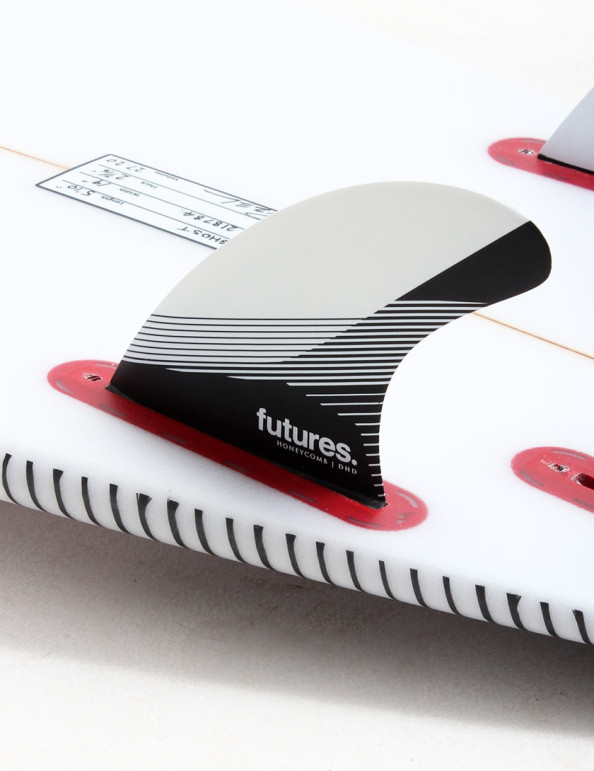 Futures DHD Honeycomb Tri Fins Large - White/Black