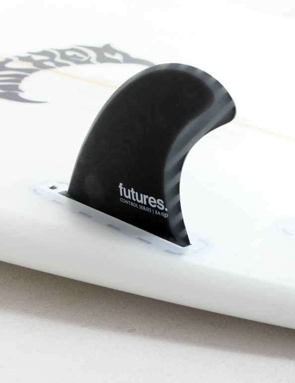 Futures Control Series EA Quad Fins Medium - Black/Grey