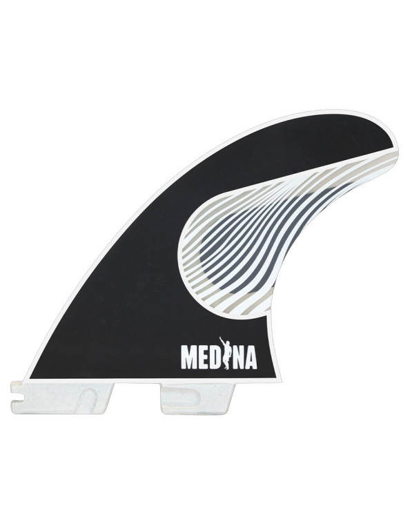 FCS II Gabriel Medina PC Tri Fins Medium - Black/White