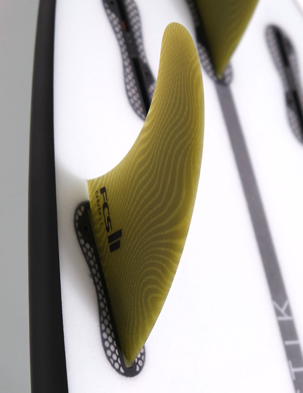 FCS II Carver Neo Glass Tri-Quad Fins Large - Eucalyptus