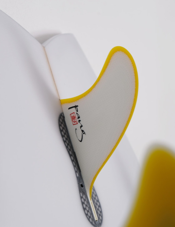 FCS II T & C PG Twin + 1 Fins X Large - Yellow Fade