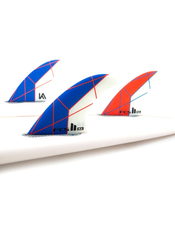 FCS II Kolohe Andino Grom PC Tri Fins X Small - Blue/White