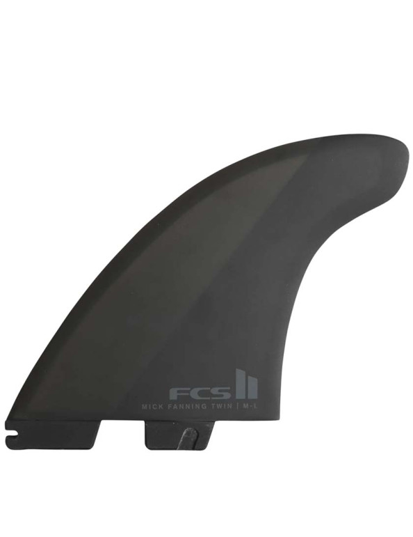 FCS II MF PC Twin + 1 Fins X Large - Black