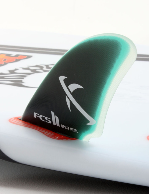 FCS II MB Split Keel Quad Fins - Mint