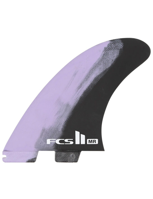 FCS II MR PC Twin + Stabilizer Fins X Large - Lavender/Black