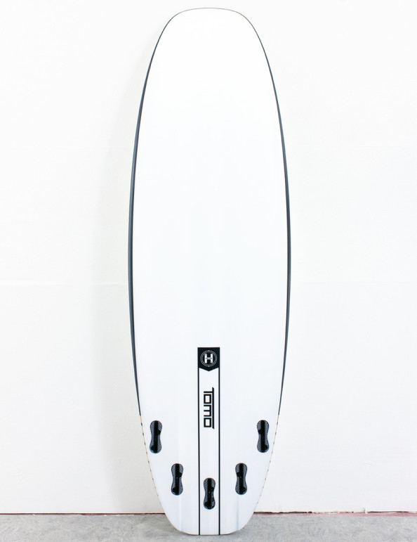 Firewire Helium Evo surfboard 5ft 8 FCS II - White