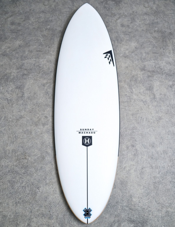 Firewire Helium Sunday surfboard 5ft 6 Futures - White