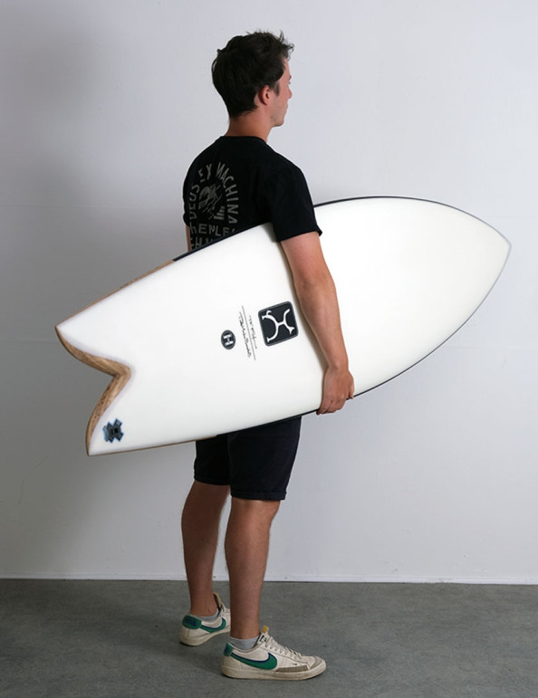 Firewire Helium Too Fish Surfboard 5ft 11 Futures - White