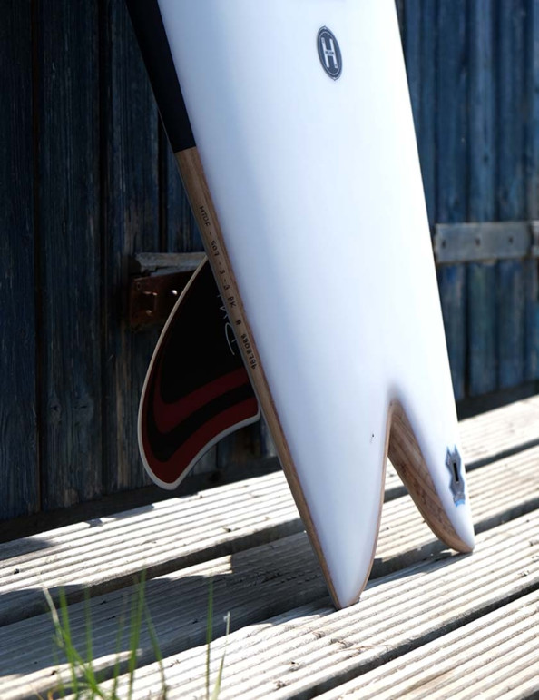 FIRE WIREToo FisH 5’11” Firewire Helium Too Fish Surfboard 5ft 8 Futures - White