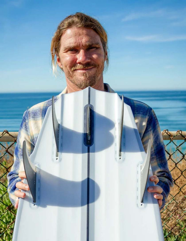 Slater Designs Ibolic Sci-Fi 2.0 surfboard 5ft 9 Futures - White