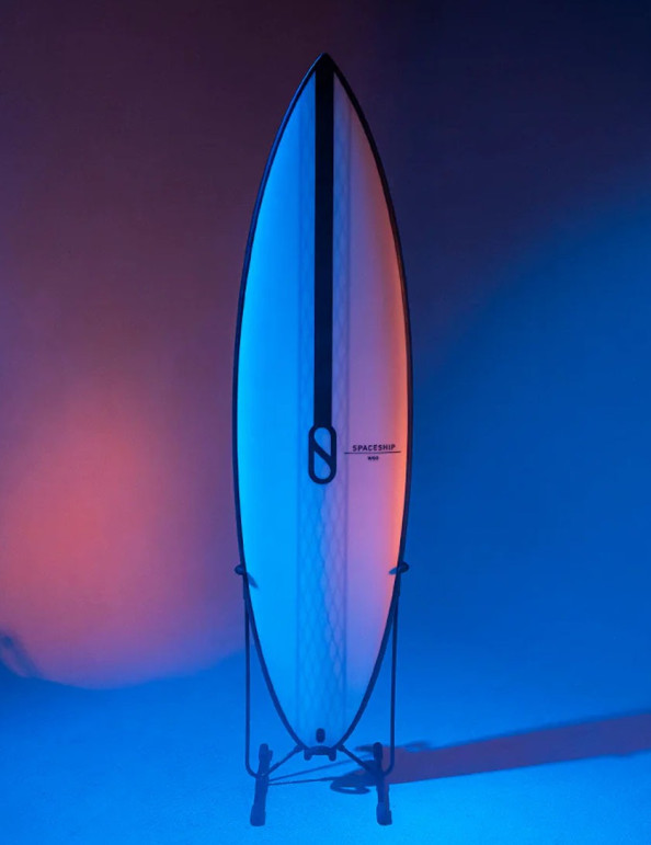 Firewire Spaceship Surfboard Proflex 5ft 9 Futures - White/Black