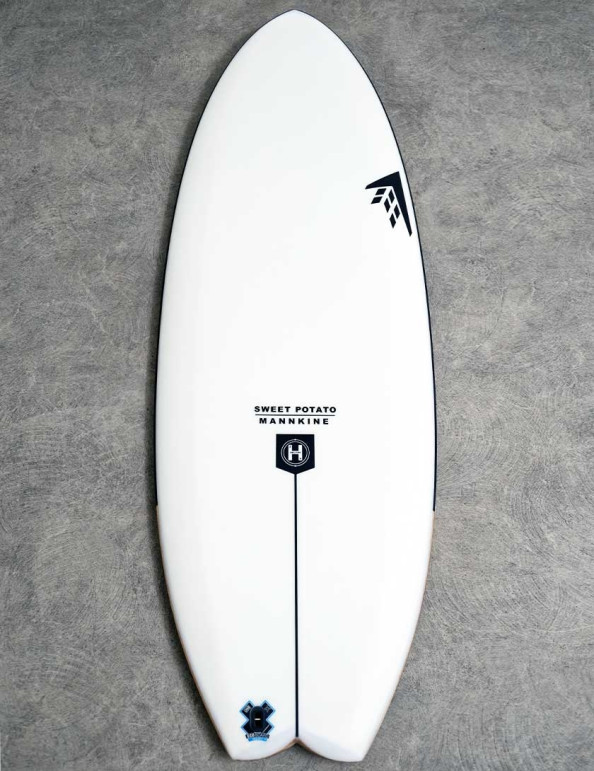 Firewire Helium Sweet Potato surfboard 5ft 2 Futures - White