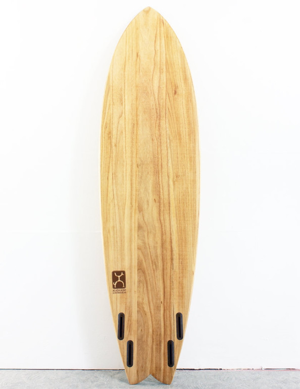 Firewire Timbertek Seaside & Beyond surfboard 6ft 10 Futures - Natural Wood