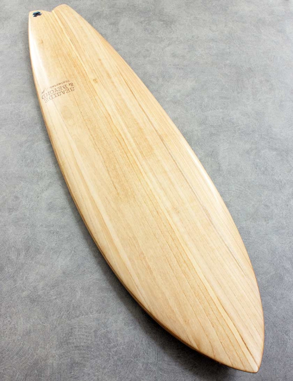 Firewire Timbertek Seaside & Beyond surfboard 6ft 10 Futures - Natural Wood