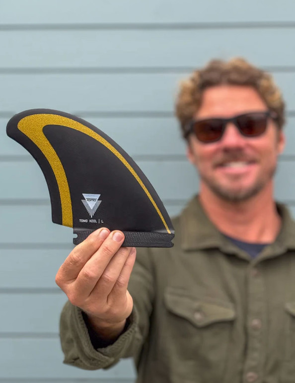 Firewire Tomo Max Keel Futures Twin Fins Medium - Black